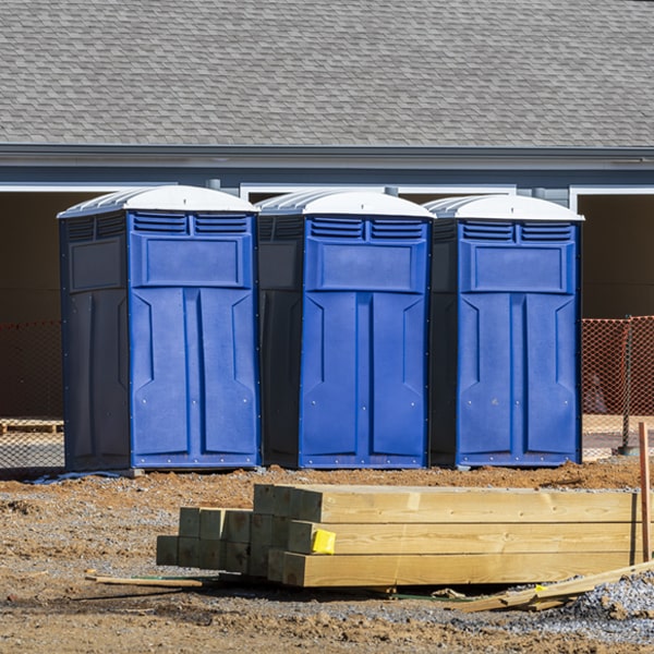 what is the maximum capacity for a single portable toilet in Thornton West Virginia